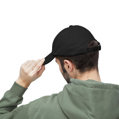 White Skaters Club Distressed Cap
