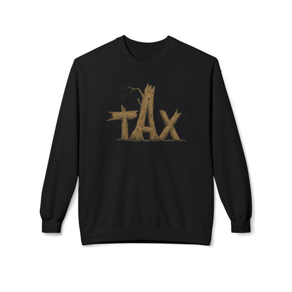 Wood Tax Unisex Fleece Crewneck Sweatshirt