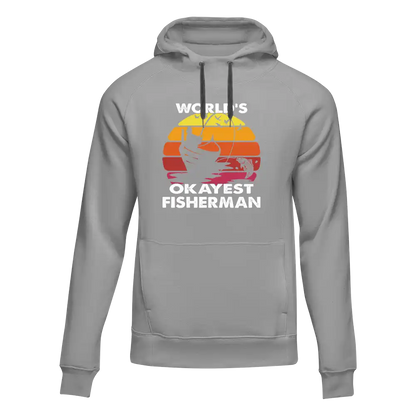 World's Okayest Fisherman Unisex Hoodie