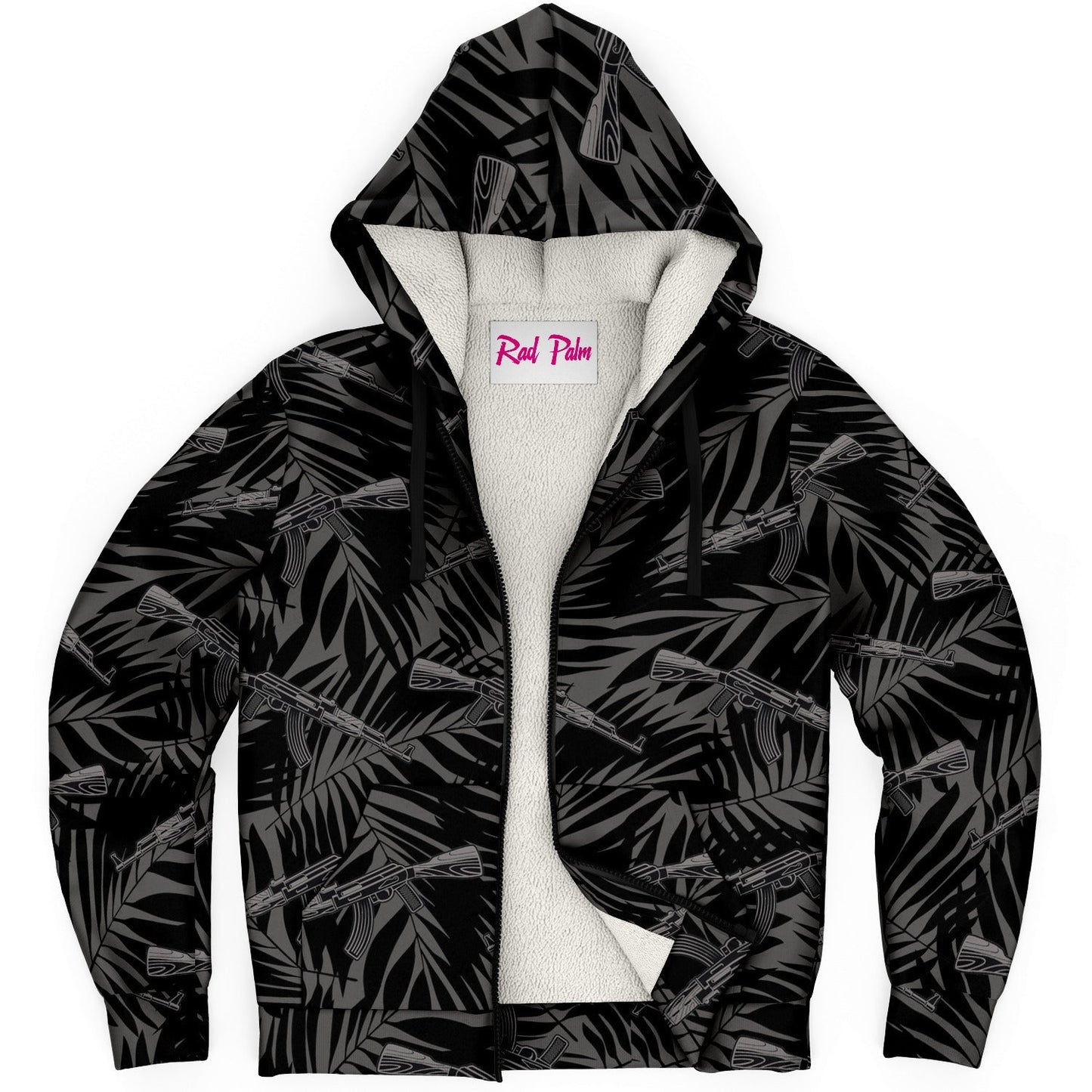 Rad Palm Midnight AK Fleece Lined Hoodie
