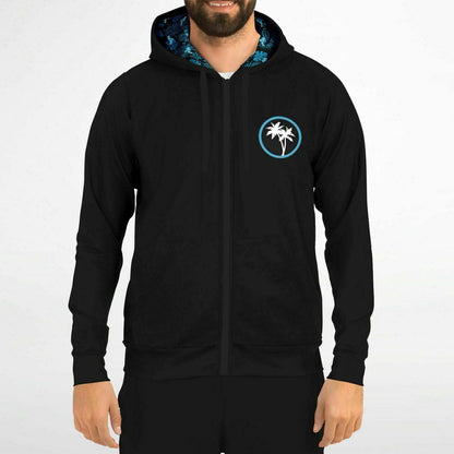 Rad Palm Icon Party Like A Flock Star Zip Up Hoodie