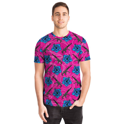 Rad Palm High Capacity Hibiscus Unisex T-Shirt