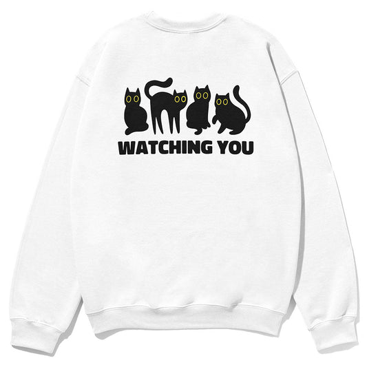 Watching You Cat Sweatshirt