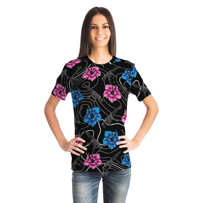 Rad Palm High Capacity Hibiscus Black T-Shirt