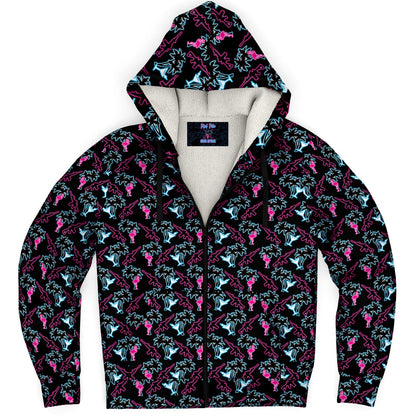 Rad Palm Neon Attack Fleece Lined Hoodie