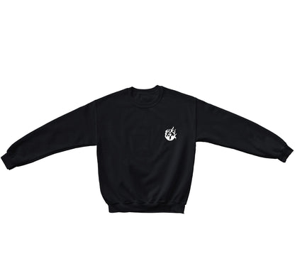 I-Tech Yin Yang Flames Crewneck