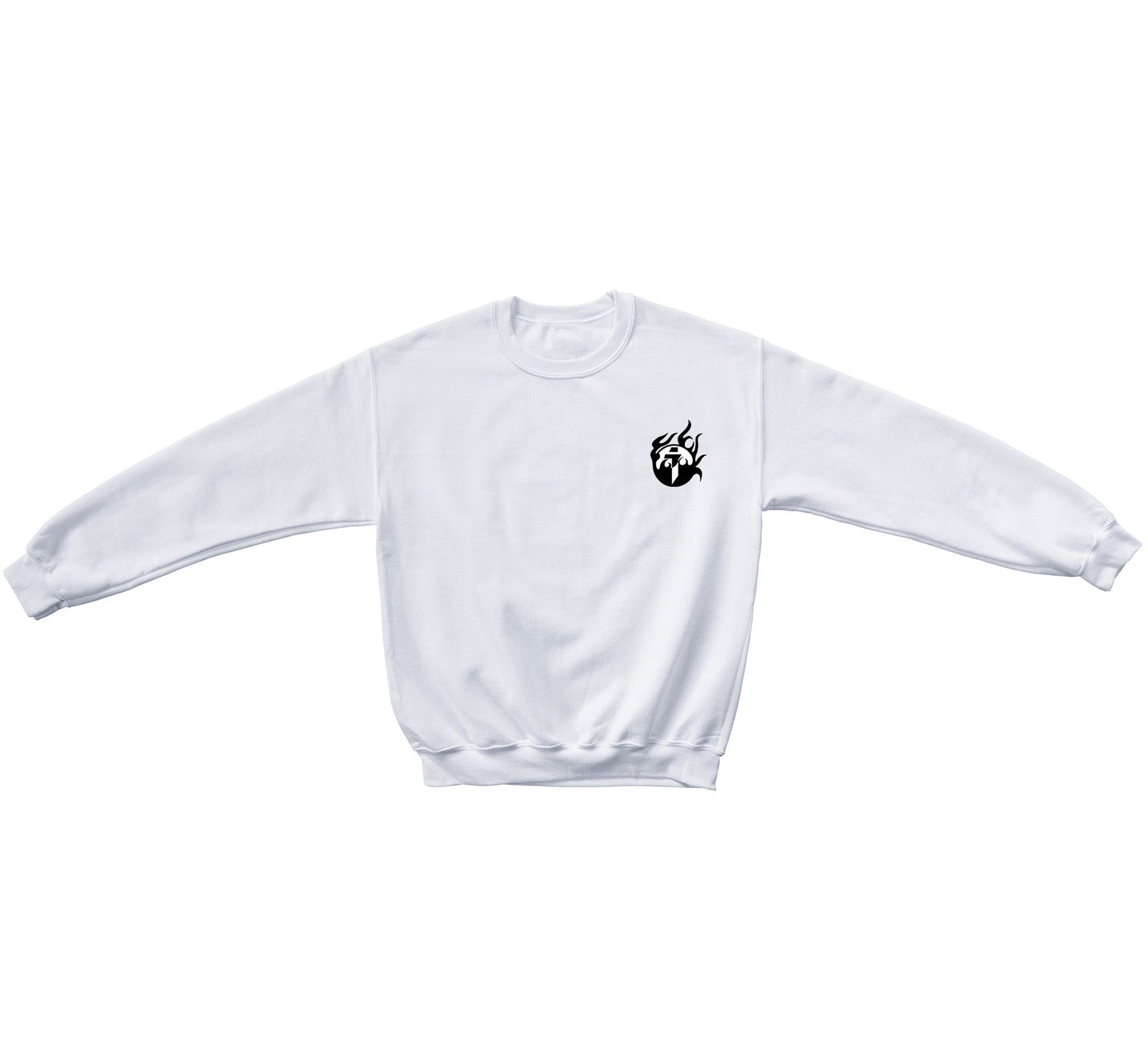 I-Tech Yin Yang Flames Crewneck