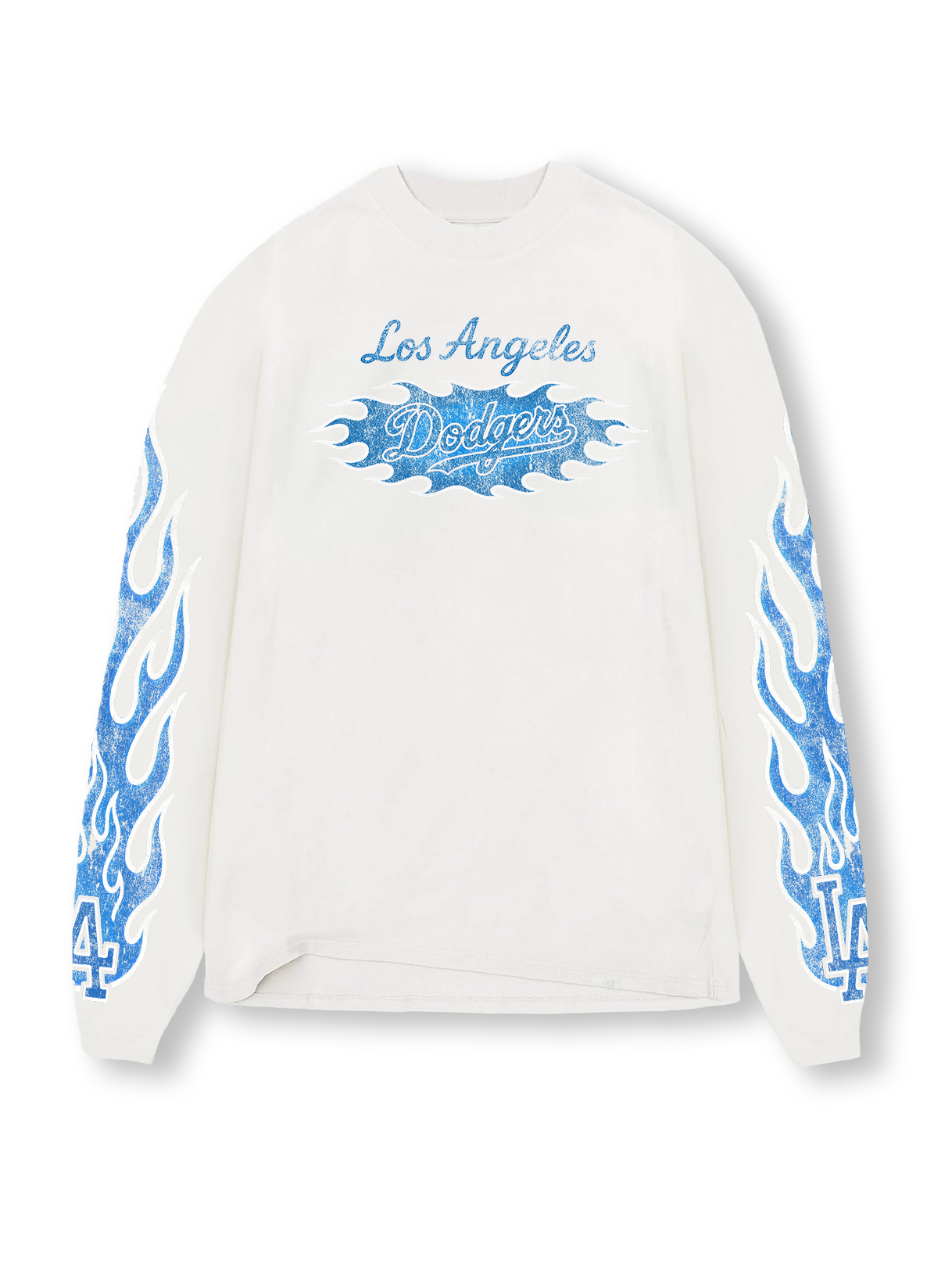 Off White - Blue Flame Long Sleeve