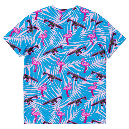 Rad Palm Front Line Flamingo Unisex T-Shirt