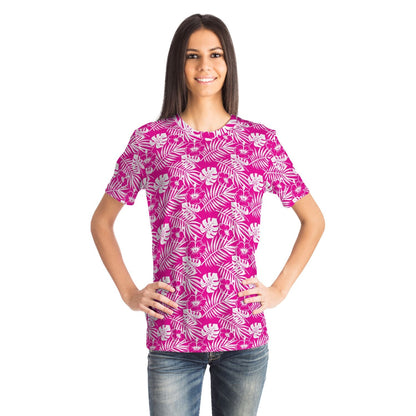 Rad Palm Pink Aloha Unisex T-Shirt