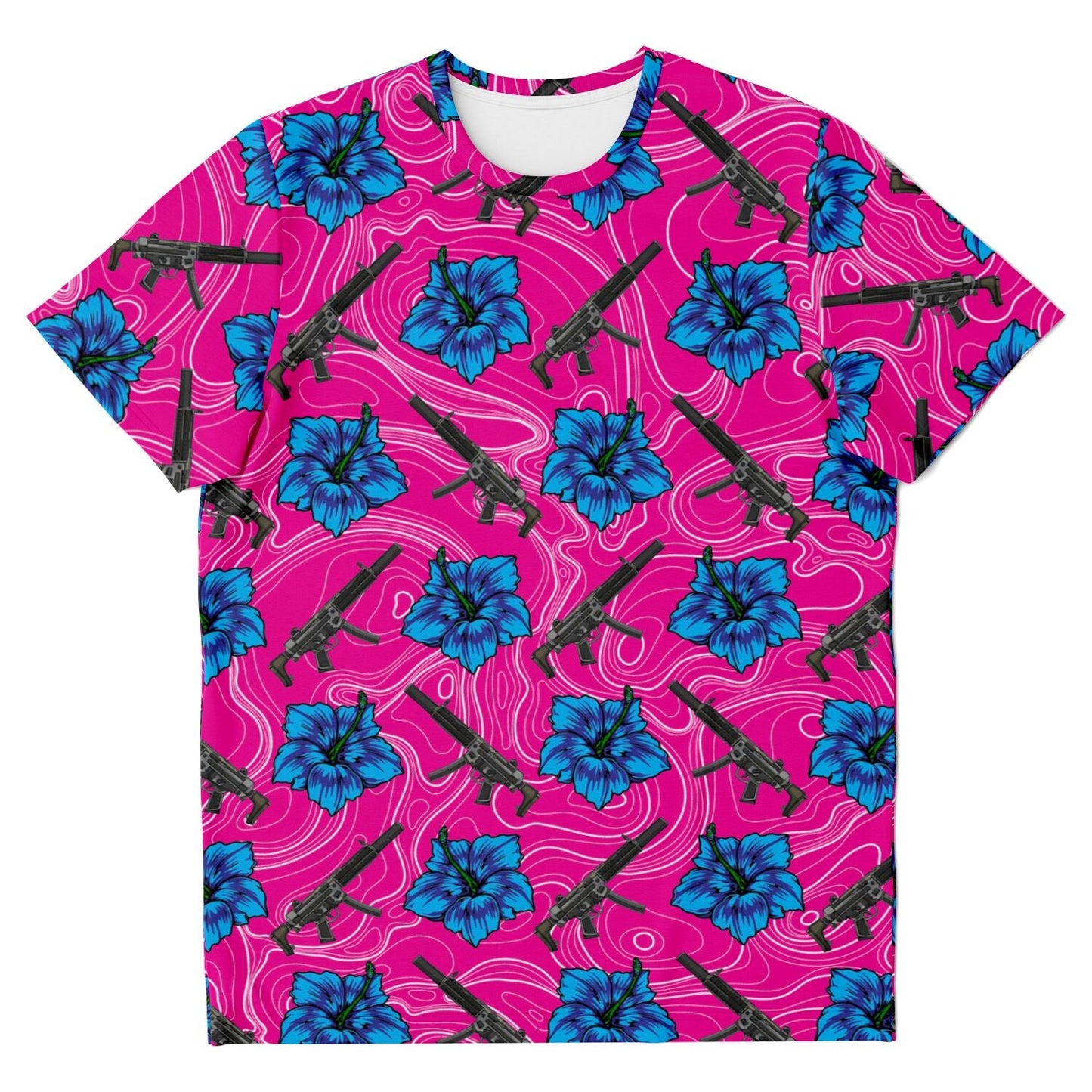 Rad Palm High Capacity Hibiscus Unisex T-Shirt