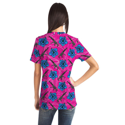 Rad Palm High Capacity Hibiscus Unisex T-Shirt