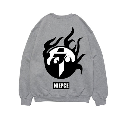 I-Tech Yin Yang Flames Crewneck