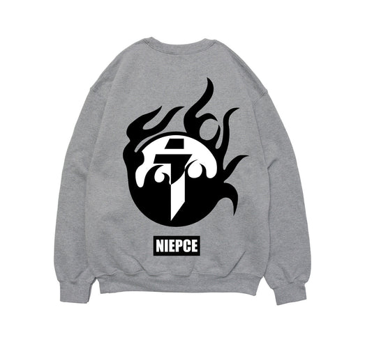 I-Tech Yin Yang Flames Crewneck