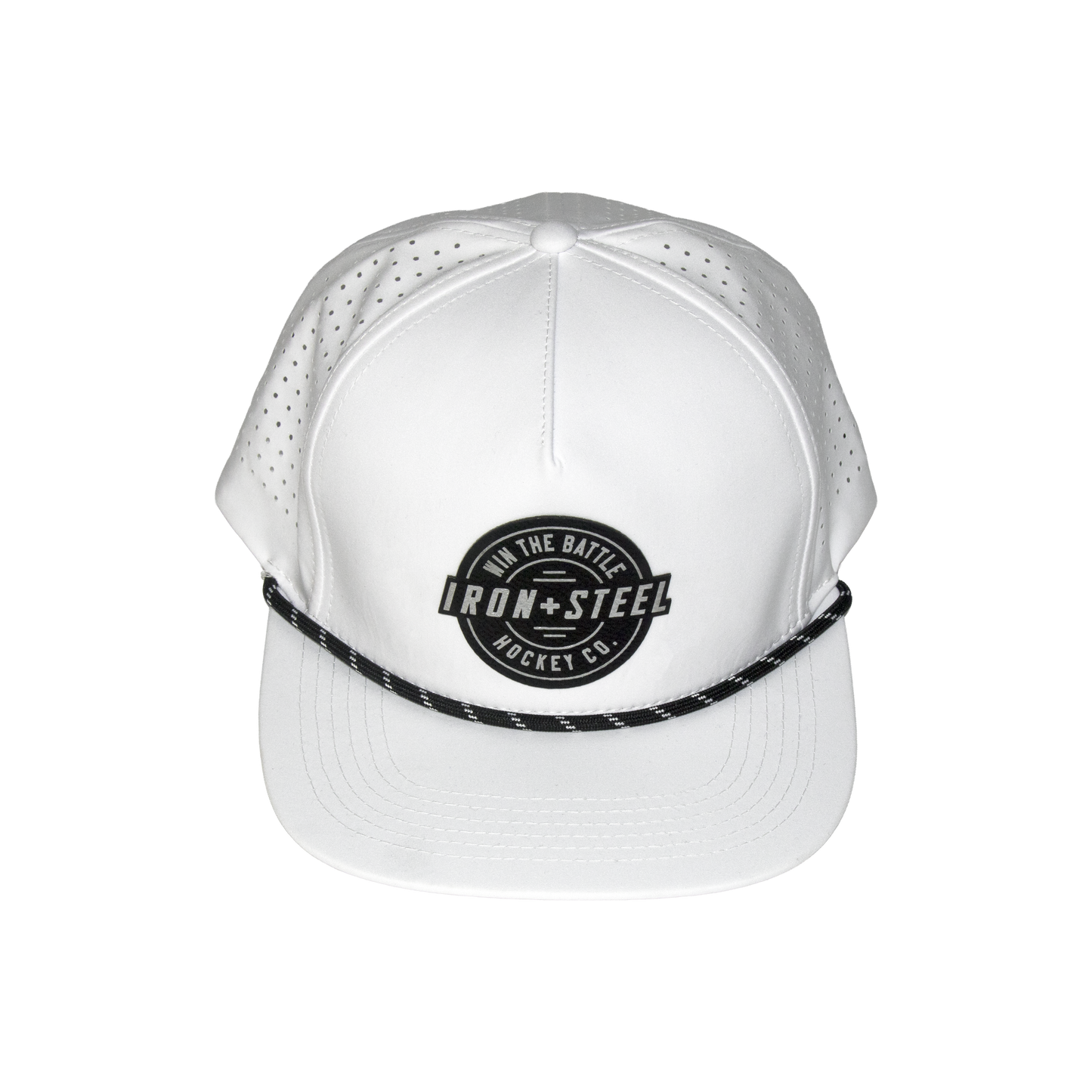 Win The Battle Snapback Hat - White