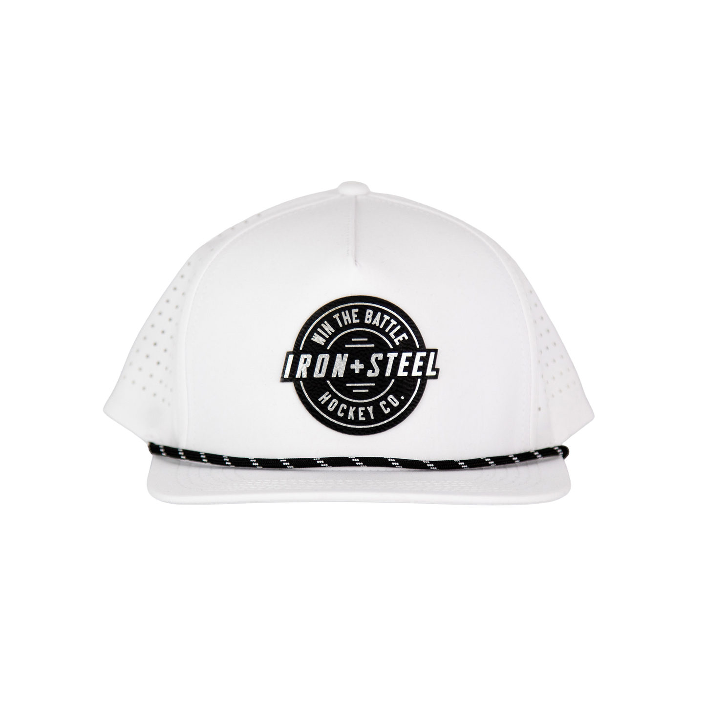 Win The Battle Snapback Hat - White