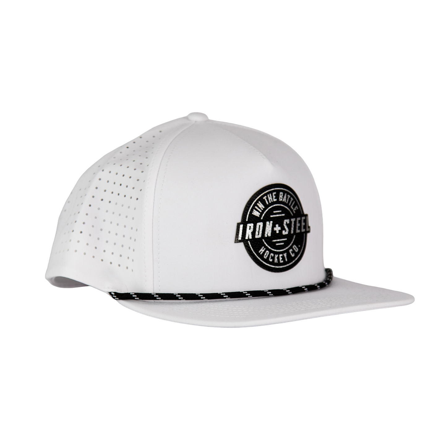 Win The Battle Snapback Hat - White