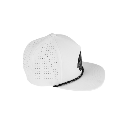 Win The Battle Snapback Hat - White