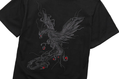 KH617 Rebirth of the Phoenix Embroidery Tee