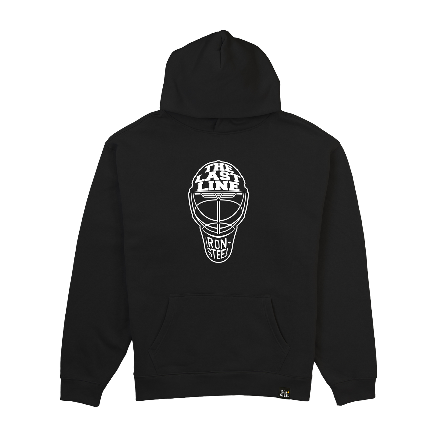 The Last Line Goalie Helmet Hockey Soft Fleece Hoodie