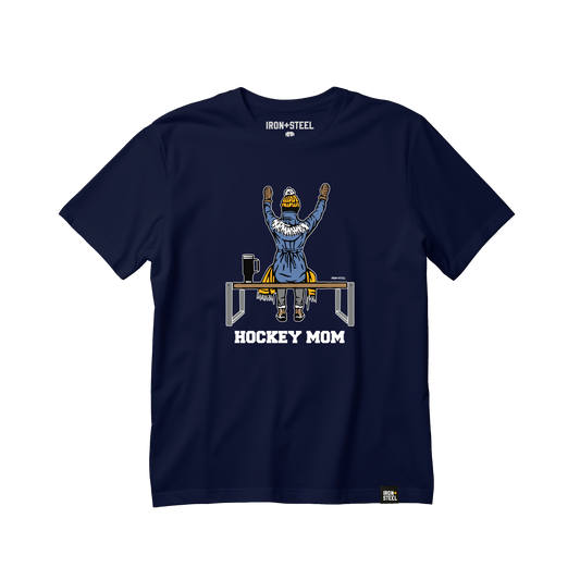 Cheering Hockey Mom T-Shirt