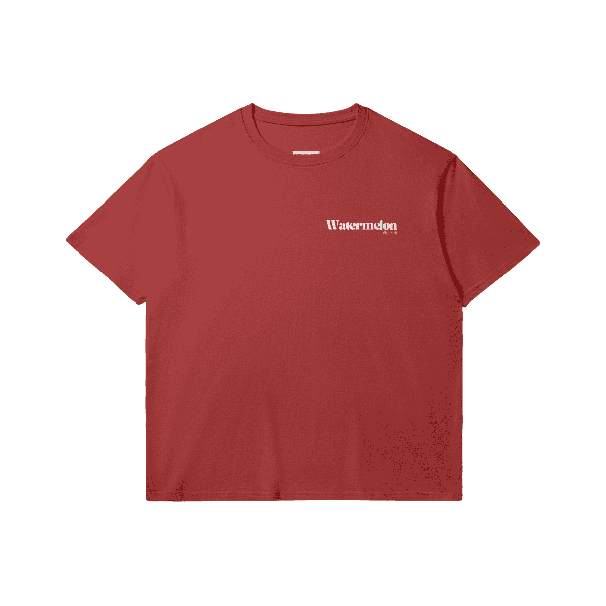 Watermelon Adult Premium Cotton Regular Fit Red Tee