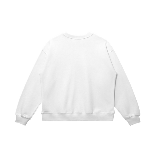 Hate it or Love it Drop Shoulders Sweatshirt - Black & Muslim