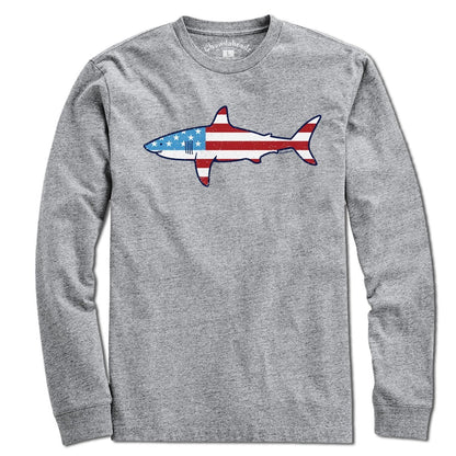 Stars and Stripes Shark T-Shirt