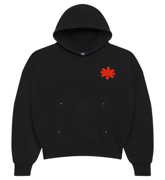 LOST SHDWS Classic Logo Hoodie Black/Red
