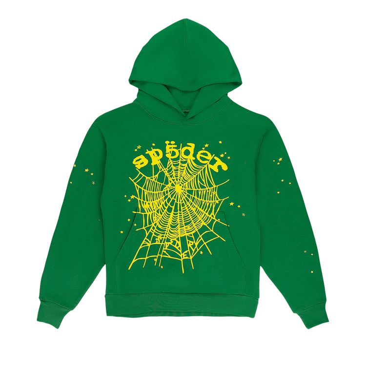 Sp5der Star OG Web V2 Hoodie 'Slime Green'