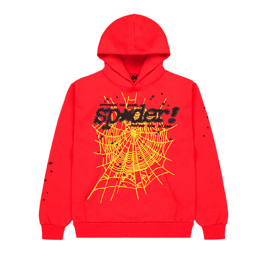 Sp5der P*NK V2 Hoodie 'Red'