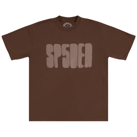 Sp5der Focused Logo Tee 'Brown'