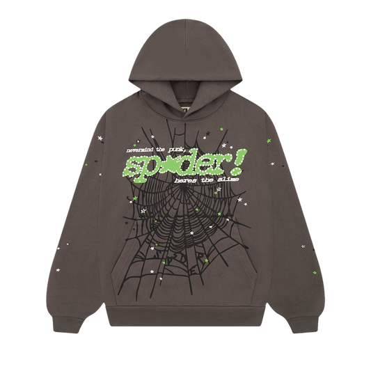 Sp5der Punk V2 Hoodie 'Slate Grey'