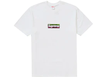 Supreme Los Angeles Fire Relief Box Logo Tee White