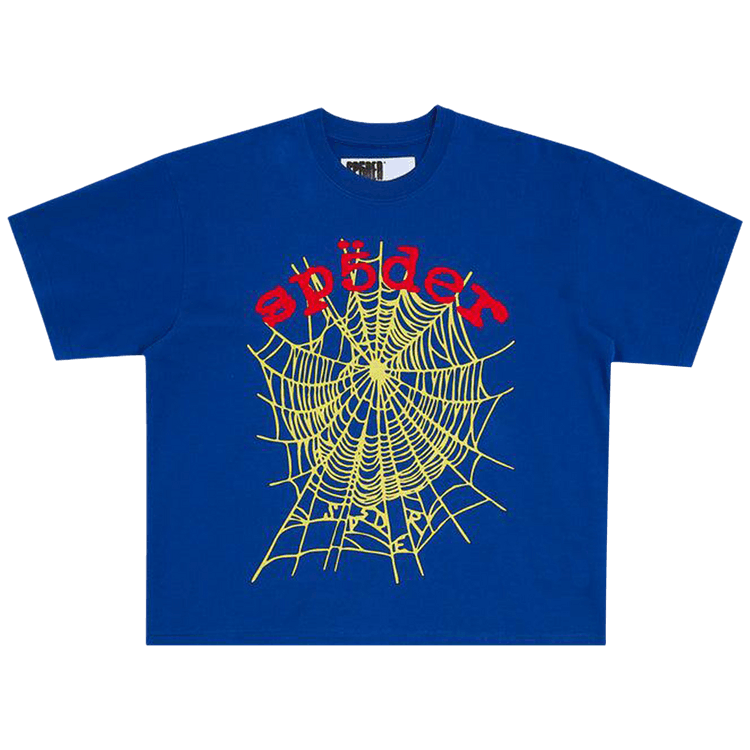 Sp5der OG Logo V2 HW Tee 'Navy'