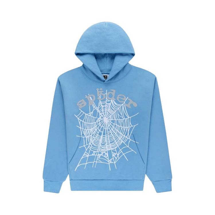 Sp5der OG Web V2 Hoodie 'Dusty Blue'