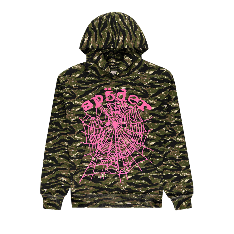 Sp5der Og Web V2 Hoodie 'Tiger Camo'
