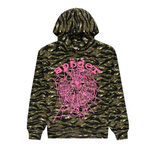Sp5der Og Web V2 Hoodie 'Tiger Camo'