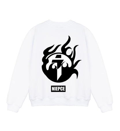 I-Tech Yin Yang Flames Crewneck