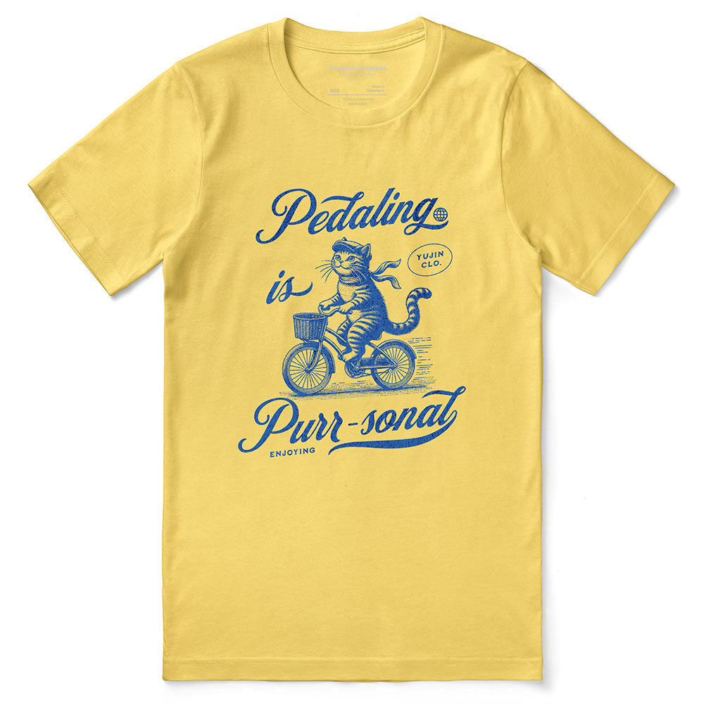Pedaling Cat T-Shirt